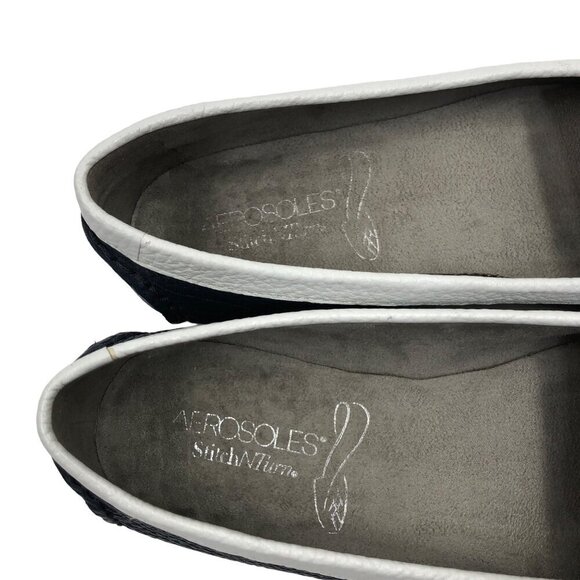 AEROSOLE‎ SHOES NUWLY WED LEATHER LOAFER 7.5M SHOES - Picture 5 of 9